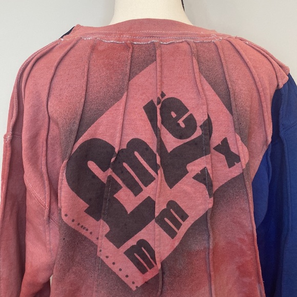 Womens unbranded hand made one of a king sweatshirt top athletic pop art street - Picture 8 of 9